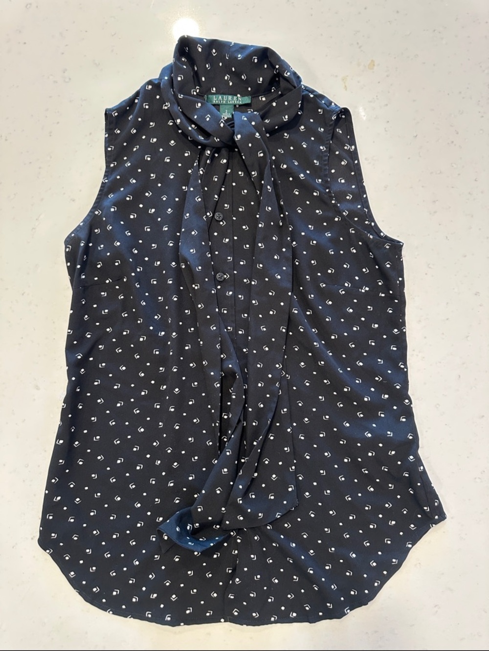 NWOT Ralph Lauren Sleeveless Blouse Size 2